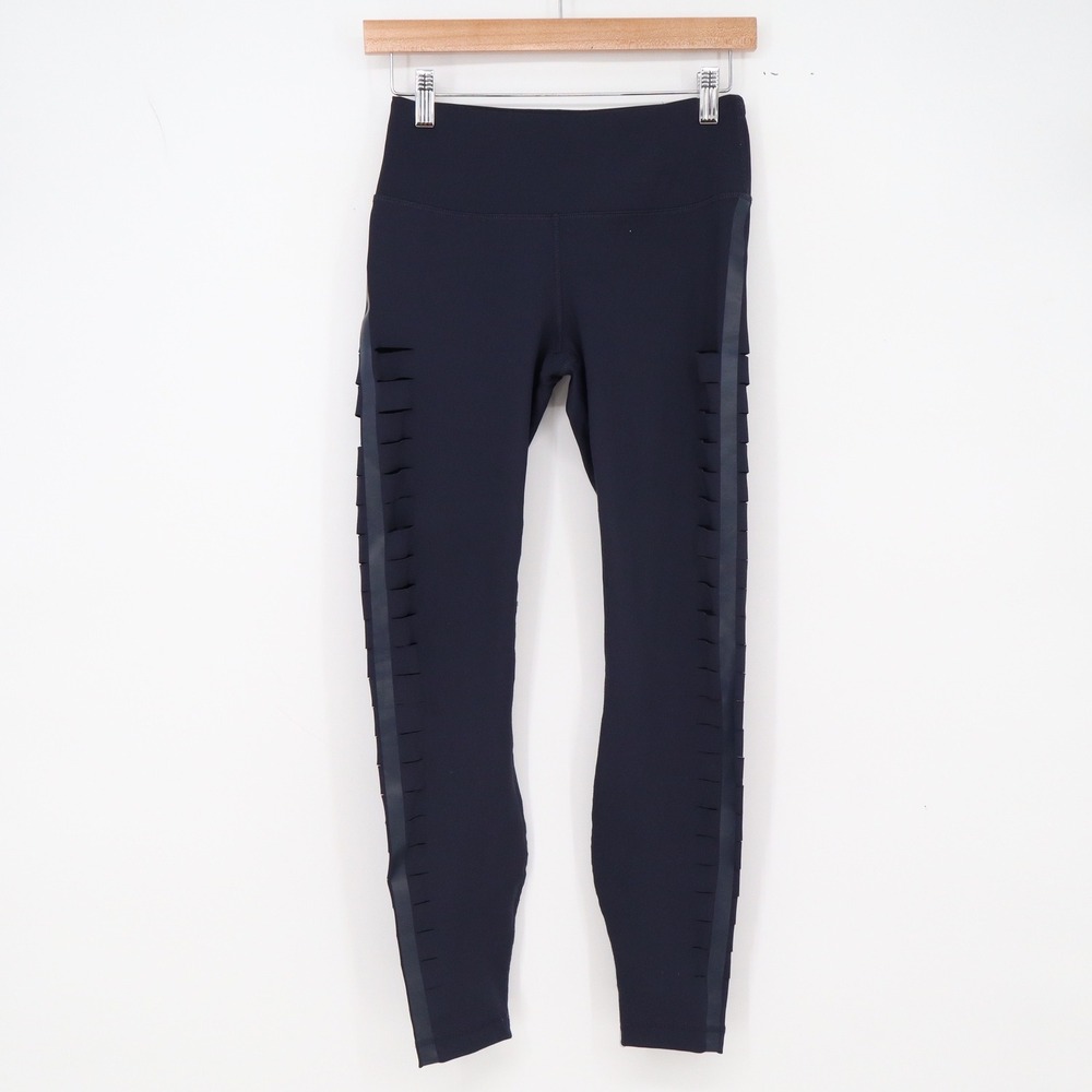 Vina Leggings Womens S Laser Cut Side Ventilation Black High Rise Excellent